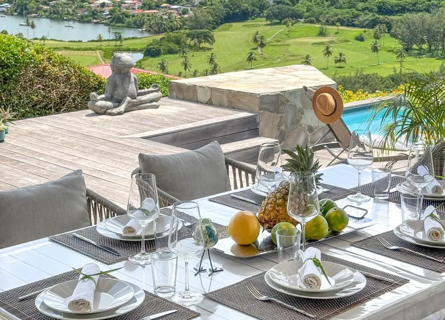 Villa Les Esperides, Grand Standing Vue Mer & Golf, Proche Plage Les Trois-Ilets Martinique
